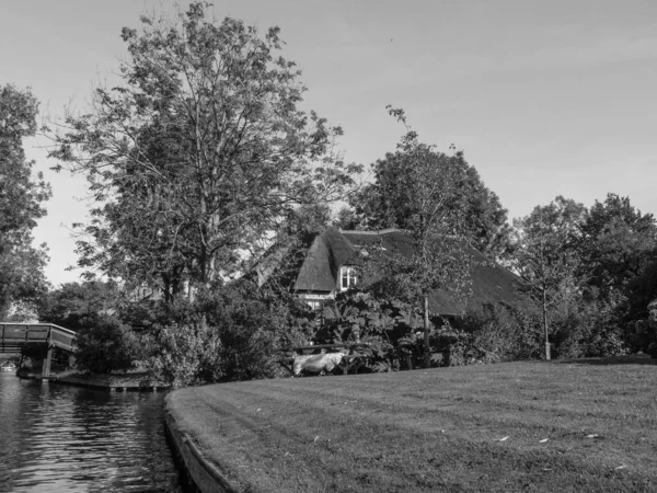 Piccolo Villaggio Giethoorn Nei Paesi Bassi — Foto Stock