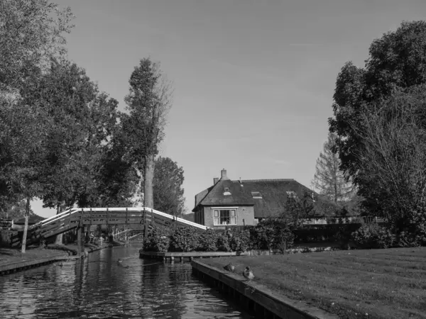 Small Village Giethoorn Netherlands — 스톡 사진