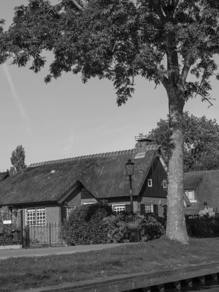 Petit Village Giethoorn Aux Pays Bas — Photo