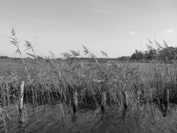 Kis Falu Giethoorn Hollandiában — Stock Fotó