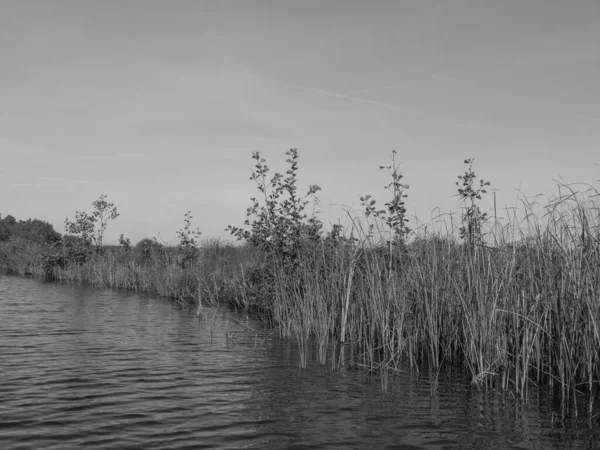 Kis Falu Giethoorn Hollandiában — Stock Fotó