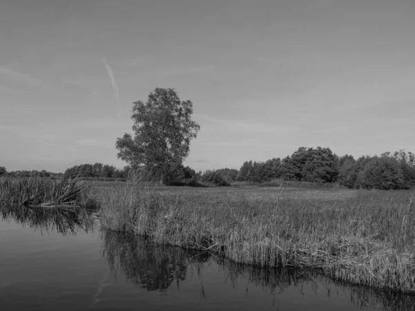 Mała Wioska Giethoorn Holandii — Zdjęcie stockowe