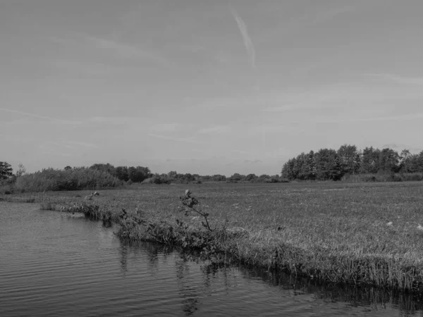 Mała Wioska Giethoorn Holandii — Zdjęcie stockowe