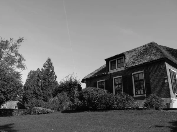 Pequeño Pueblo Giethoorn Los Países Bajos — Foto de Stock