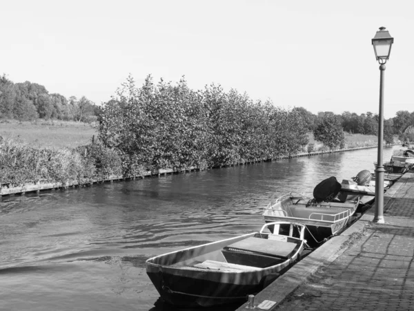 Hollanda Daki Giethoorn Küçük Bir Köyü — Stok fotoğraf