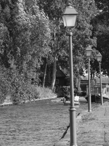 Petit Village Giethoorn Aux Pays Bas — Photo