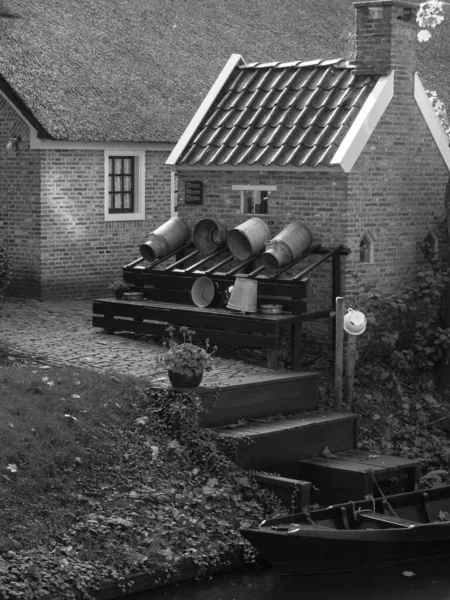 Pequena Aldeia Giethoorn Nos Países Baixos — Fotografia de Stock