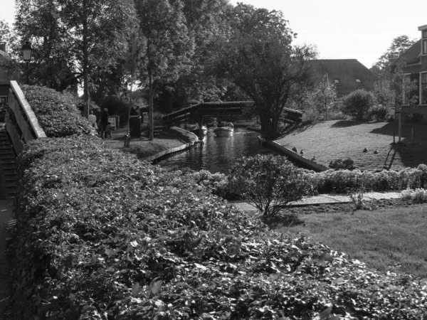 Das Kleine Dorf Giethoorn Den Niederlanden — Stockfoto