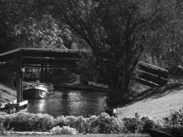 Het Kleine Dorpje Giethoorn Nederland — Stockfoto