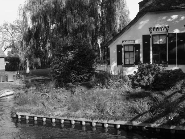 Piccolo Villaggio Giethoorn Nei Paesi Bassi — Foto Stock