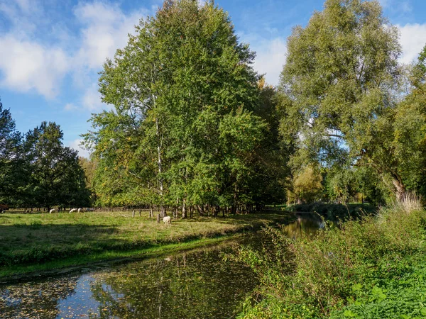 Ciudad Schuettorf Río Vechte Alemania —  Fotos de Stock