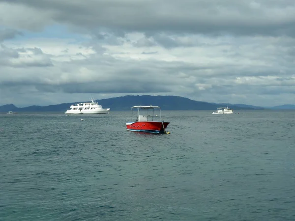 Barco Costa Sabang Filipinas Diciembre 2011 — Foto de Stock