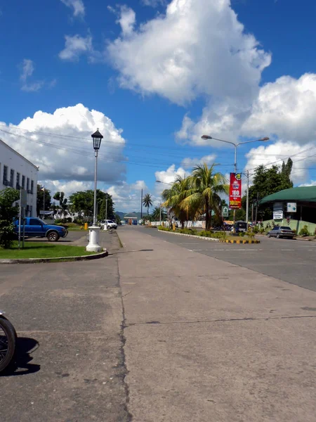 Ulica Centrum Tacloban Filipinach Stycznia 2012 — Zdjęcie stockowe