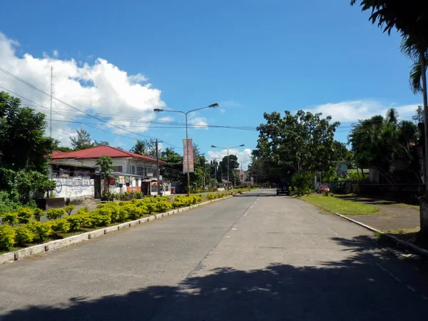 Ulica Centrum Tacloban Filipinach Stycznia 2012 — Zdjęcie stockowe