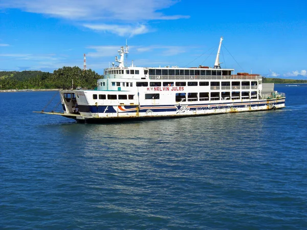 Ferry Boat Pacific Ocean Port Matnog Philippines January 2012 — Stock Photo, Image