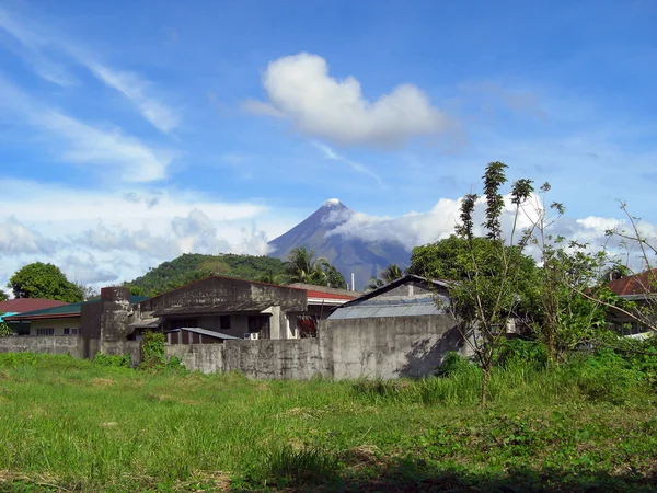 Increíble Monte Mayon Volcán Activo Filipinas Enero 2012 — Foto de Stock