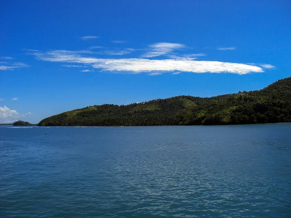 Vista Sobre Isla Samar Desde Barco Filipinas Enero 2012 — Foto de Stock