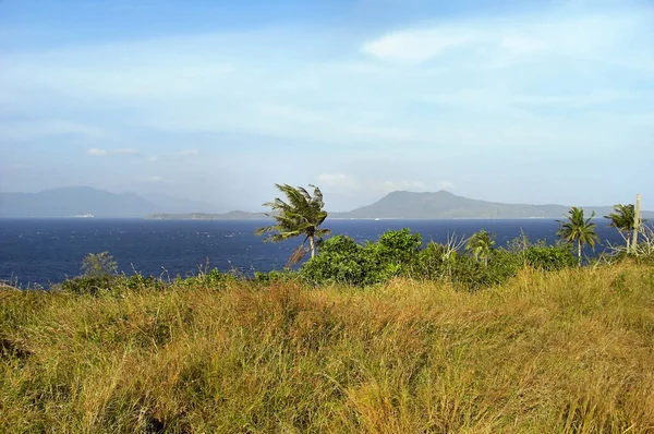 2012年1月26日フィリピンのプエルト ガレラのシナン ディガンの海を見下ろす — ストック写真