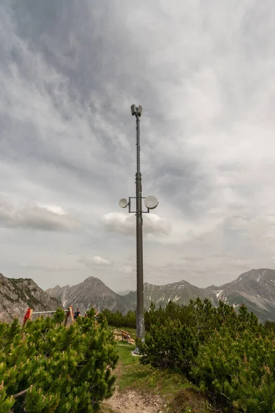 Sareis Liechtenstein Juni 2021 Antenner Toppen Alpin Natur Med Mulen — Stockfoto