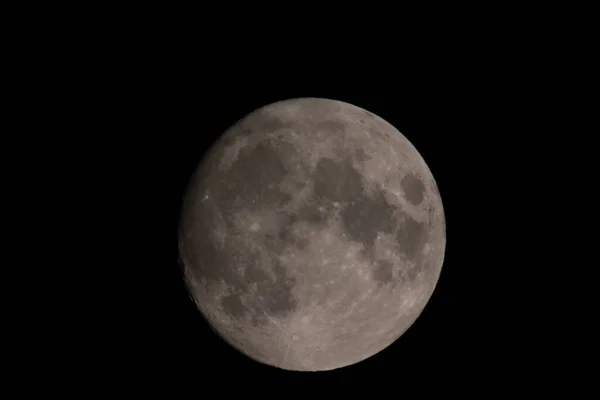 Liechtenstein July 2021 Amazing Full Moon Scenery Darkness — Stock Photo, Image