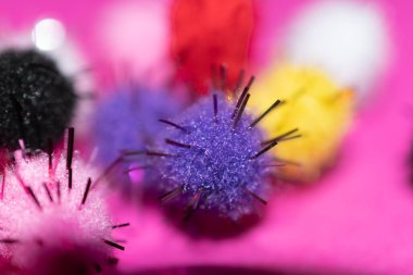 Vaduz, Lihtenştayn, 17 Aralık 2021 Virüs mutasyonu parçacık olarak gösterildi.