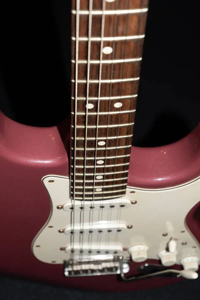 Вадуц Ліхтенштейн Січня 2022 Product Shot Rare Stratocaster Електрогітара Сша — стокове фото