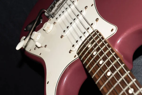 Вадуц Ліхтенштейн Січня 2022 Product Shot Rare Stratocaster Електрогітара Сша — стокове фото