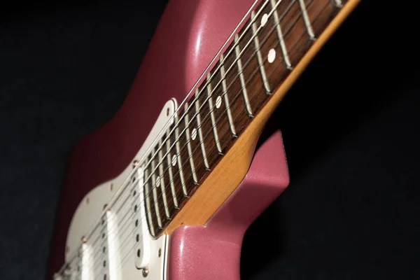 Vaduz Liechtenstein Stycznia 2022 Produkt Strzał Rzadkiej Stratocaster Usa Gitara — Zdjęcie stockowe