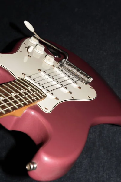 Vaduz Liechtenstein Stycznia 2022 Produkt Strzał Rzadkiej Stratocaster Usa Gitara — Zdjęcie stockowe