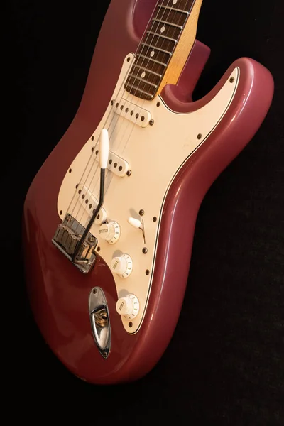 Vaduz Liechtenstein Stycznia 2022 Produkt Strzał Rzadkiej Stratocaster Usa Gitara — Zdjęcie stockowe