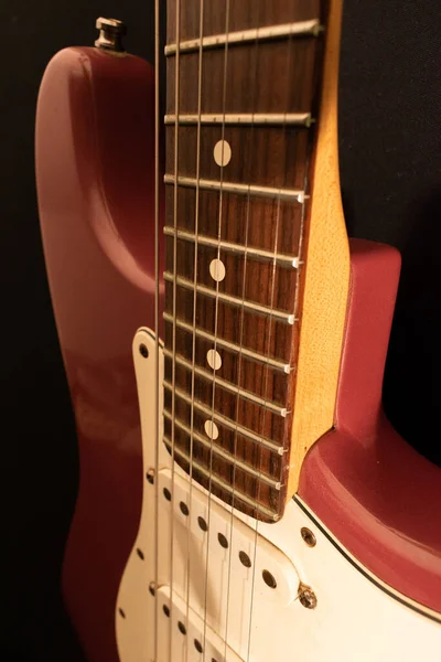 Вадуц Ліхтенштейн Січня 2022 Product Shot Rare Stratocaster Електрогітара Сша — стокове фото