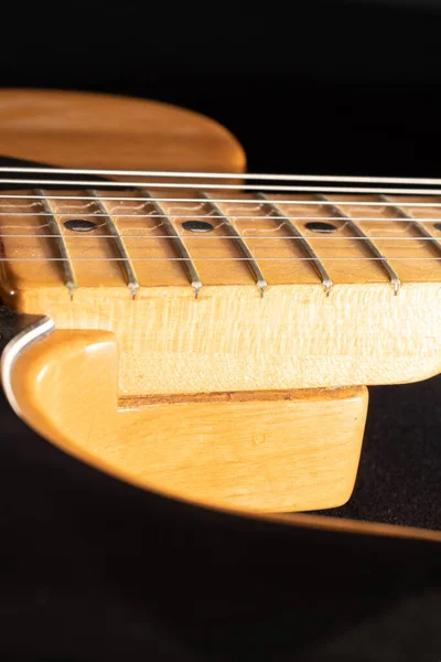 Vaduz Liechtenstein Januar 2022 Produktaufnahme Einer Natürlichen Telecaster Gitarre Aus — Stockfoto