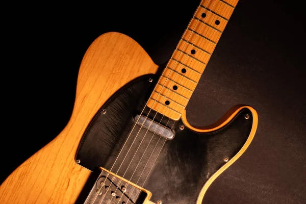 Vaduz Liechtenstein Januari 2022 Produktfoto Naturlig Telecaster Elgitarr Tillverkad Usa — Stockfoto