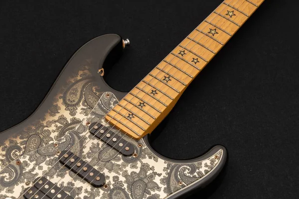 Vaduz Liechtenstein Januar 2022 Produktaufnahme Einer Fender Stratocaster Richie Sambora — Stockfoto