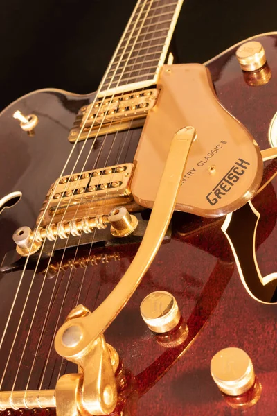 Vaduz Liechtenstein January 2022 Product Shot Gretsch Country Classic Electric — 스톡 사진