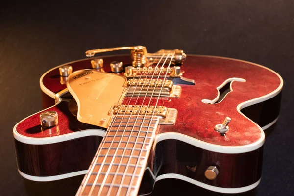 Vaduz Liechtenstein January 2022 Product Shot Gretsch Country Classic Electric — 스톡 사진