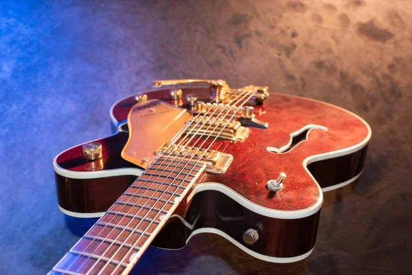 Vaduz Liechtenstein Stycznia 2022 Product Shot Gretsch Country Classic Electric — Zdjęcie stockowe