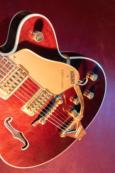 Vaduz Liechtenstein Januari 2022 Product Shot Van Een Gretsch Country — Stockfoto