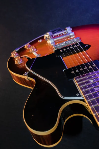 Vaduz Liechtenstein Janeiro 2022 Guitarra Elétrica Gibson 330 Feita Nos — Fotografia de Stock