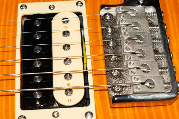 Vaduz Liechtenstein Stycznia 2022 Humbucker Pickup Prs Santana Gitara Elektryczna — Zdjęcie stockowe