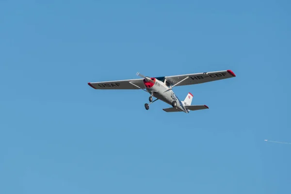 San Gallo Altenrhein Svizzera Febbraio 2022 Cessna 150 Aerei Subito — Foto Stock
