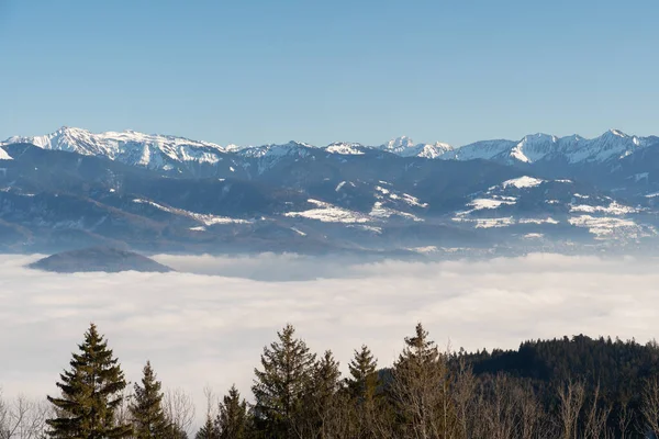 Gais Appenzell Sviçre Ocak 2022 Sviçre Avustralya Nın Arka Planında — Stok fotoğraf