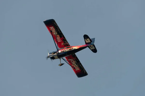 Gallen Altenrhein Schweiz Februar 2022 Amerikanisches Super Zehnkampf Propellerflugzeug Kurz — Stockfoto