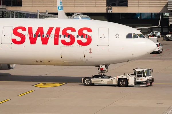 Цюрих Швейцарія Березня 2022 Року Swiss International Airlines Airbus A330 — стокове фото