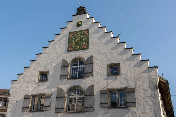 Saint Gallen Ελβετία Μαρτίου 2022 Ιστορικό Παλιό Κτίριο Waaghaus Στην — Φωτογραφία Αρχείου