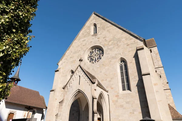 Rapperswil Svizzera Febbraio 2022 Chiesa Cattolica San Giovanni Nel Centro — Foto Stock