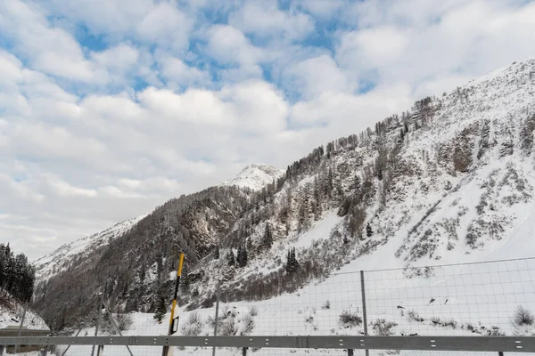 San Bernardino Pass Switzerland April 2022 Stunning Snow Covered Alps — ストック写真