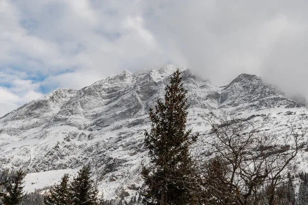 サンバーナーディーノ峠 スイス2022年4月3日グリソンとティチーノの間の途中で見事な雪に覆われたアルプス — ストック写真