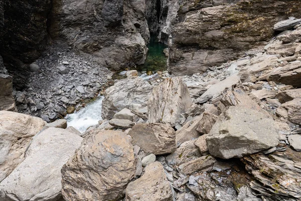 Zillis Graubünden Schweiz April 2022 Beliebte Viamala Schlucht Die Millionen — Stockfoto