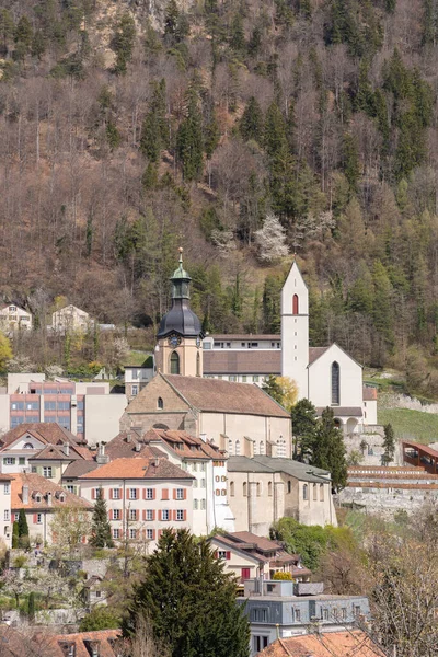 Chur Svizzera Aprile 2022 Impressionante Vista Sul Centro Della Città — Foto Stock